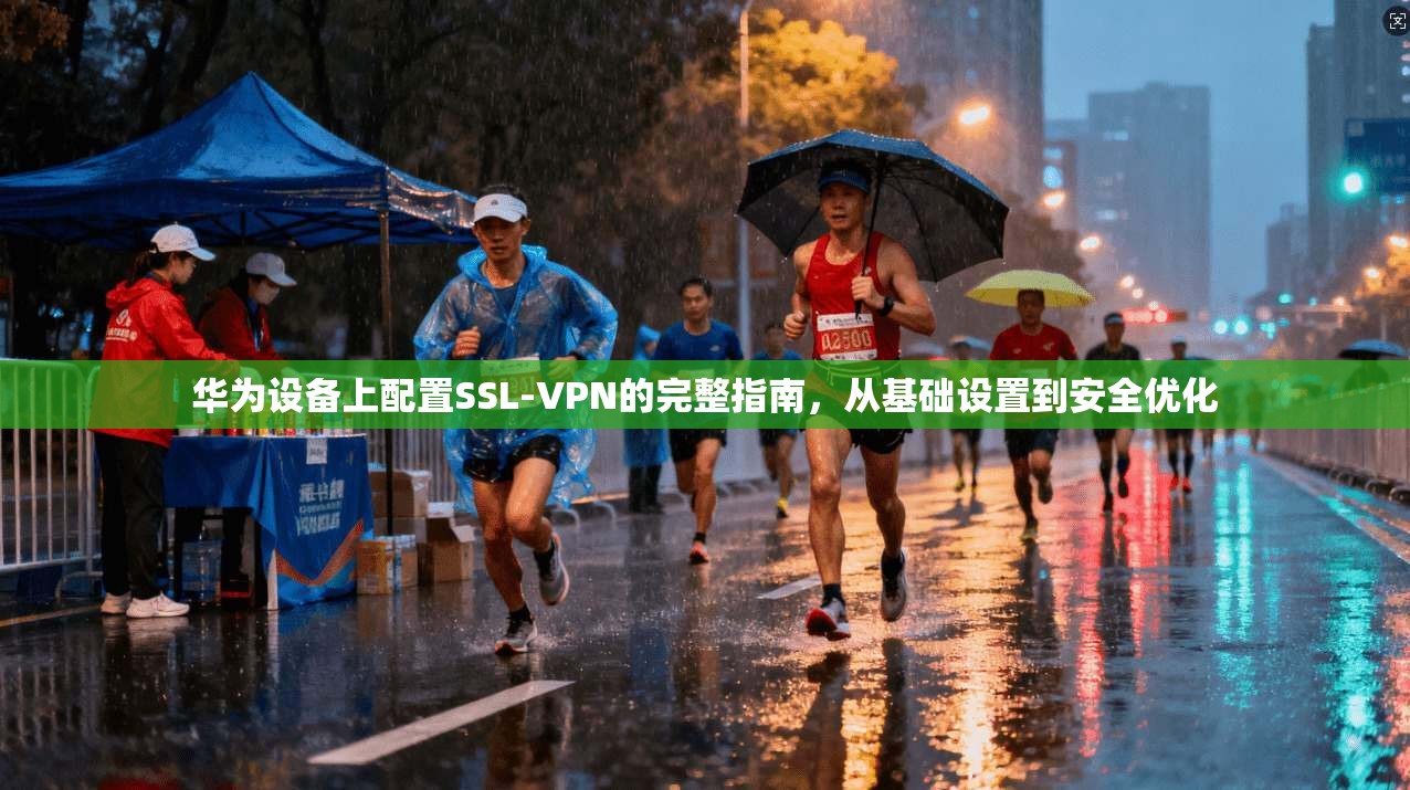 华为设备上配置SSL-VPN的完整指南，从基础设置到安全优化
