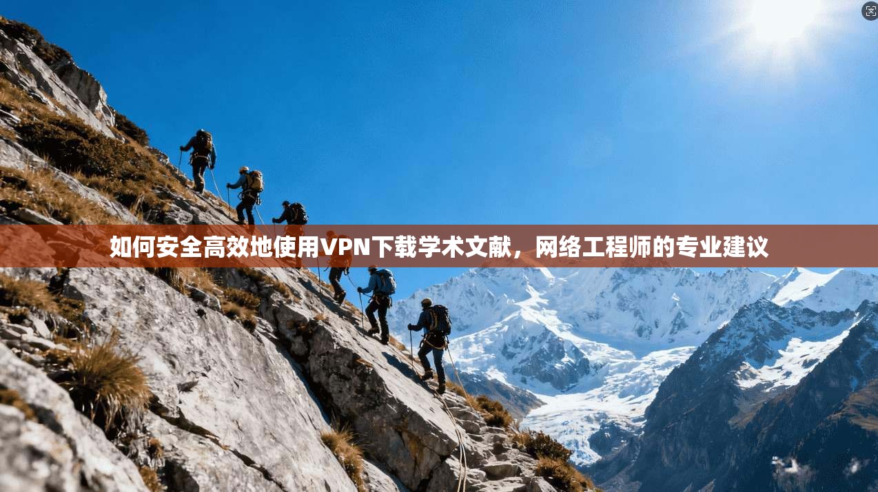如何安全高效地使用VPN下载学术文献，网络工程师的专业建议